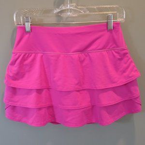 Athleta Tiered Swagger Skort Pink Size Small